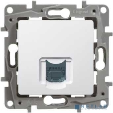 Розетка компьютерная ETIKA RJ45 кат.5 UTP, белый