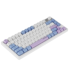 Клавиатура проводная игровая Defender Novis GK-318 RU,бел/гол,80кн+FN,радуж,1.5м