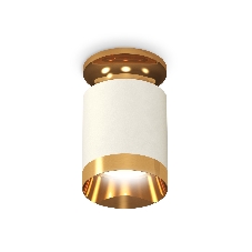 Светильник Ambrella Light XS6301180 SWH/PYG белый песок/золото желтое полированное MR16 GU5.3 (N6905, C6301, N6134)