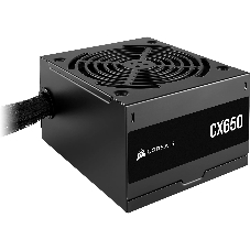 Блоки питания/ Power Supply Corsair CX650, Model RPS0128, 650W 80+ Bronze (ATX, 2.31, Non-modular, 1x24(20+4)pin, 1xCPU 8(4+4)pin, 2xPCIe*2 8(6+2)pin, 3xSATA3, 2xMOLEX4pin, Active, 120x120mm, 150x120x86mm, APFC, Power cable-EU, black)