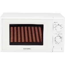 Микроволновая печь SunWind SUN-MW051 белый, 20 л, 700 Вт, переключатели - поворотный механизм