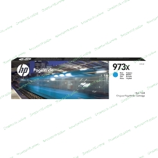 Картридж струйный HP 973X, HP PageWide, голубой