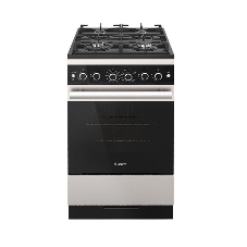 Плита газовая Gefest 5500-02 0069 серебристый/черный, конфорок 4 шт, духовка 52 л, 50 см x 85 см x 58.5 см