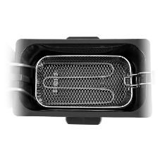 Фритюрница Centek CT-1431 серебристый, 1800 Вт, 3.5 л, 1 кг, антипригарное покрытие