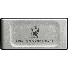 Внешний SSD Kingston XS2000, 500 Gb, USB 3.2 Gen 2x2 Type-C, R/W 2000/2000, серебристый