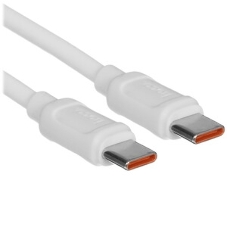 Кабель USB2.0 Hoco Type-C/Lightning, 2.4А, 27Вт, X115, 1м, белый, коробка