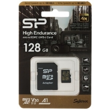 Флеш карта microSD 128Gb Silicon Power Golden High Endurance A1 V30 microSDXC Class 10 UHS-I U3 100/80 Mb/s