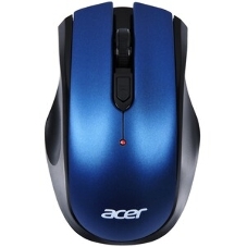 Мышь беспроводная Acer OMR031 черный/синий, 1600 dpi, радиоканал, USB, кнопки - 4