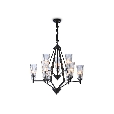 Светильник Ambrella light TR3238/6+3 BK черный E14/9 max 40W D730*720