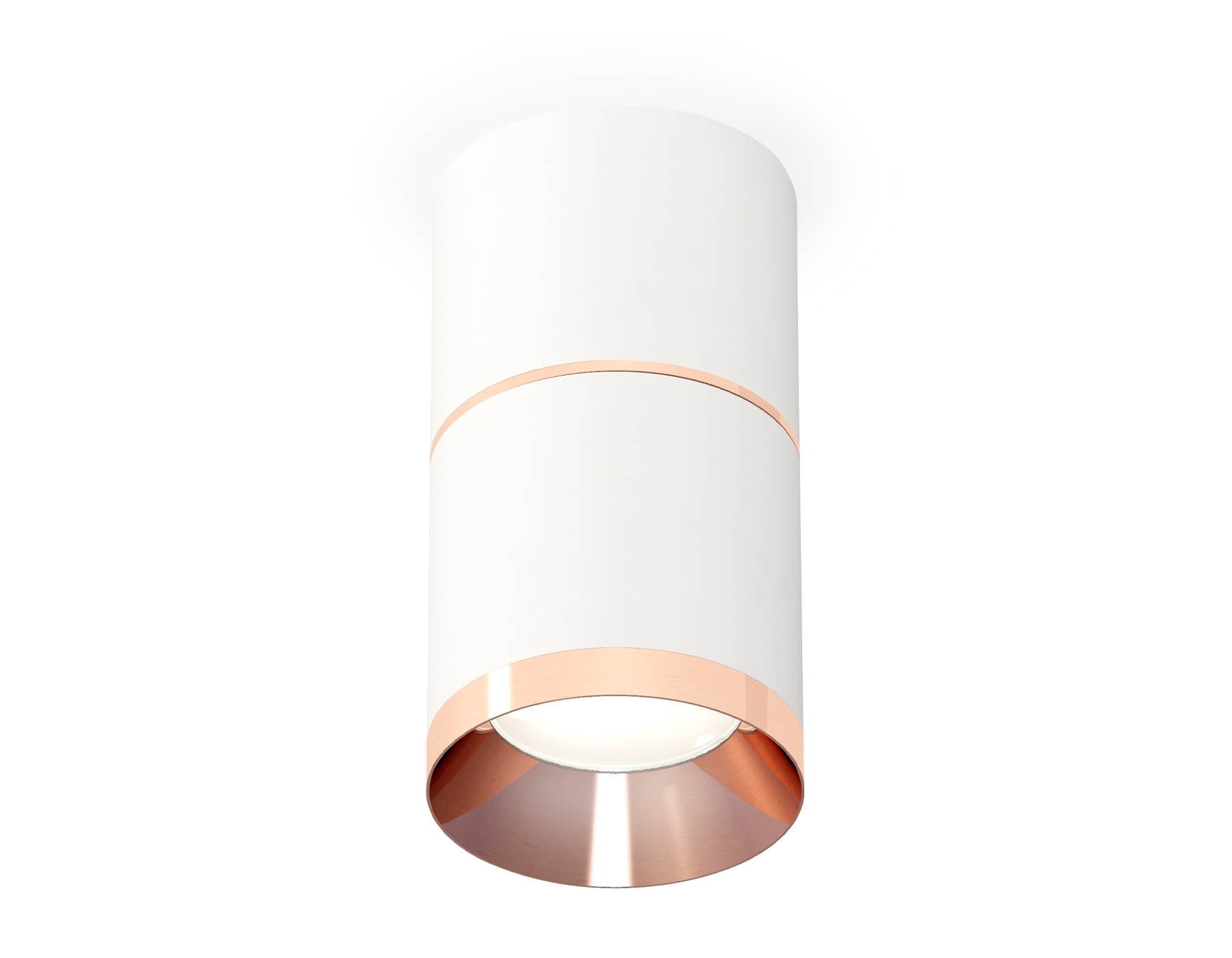 Светильник Ambrella Light XS7401221 SWH/PPG белый песок/золото розовое полированное MR16 GU5.3 (C7401, A2073, C7401, N7035)