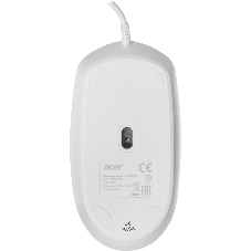 Мышь проводная Acer OMW401 белый, 2000 dpi, USB, кнопки - 4