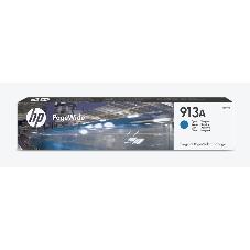 Картридж струйный HP 913A F6T77AE голубой для HP PW 352dw/377dw/Pro 477dw/452dw 3000 стр.
