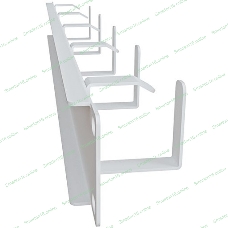 Кабельный органайзер горизонтальный NTSS NTSS-HORG-1U-5(45) односторонний кольца 1U шир.:19