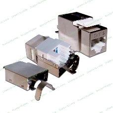 Модуль Keystone, RJ45, кат.6, STP, 180 градусов