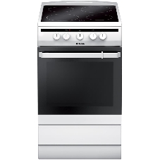 Плита электрическая Hansa FCCW54002 белый, конфорок 4 шт, духовка 68 л, 50 см x 85 см x 60 см