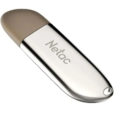 Флешка USB Netac U352 (NT03U352N-064G-20PN), 64Gb, USB 2.0, R/W 50/15, серебристый