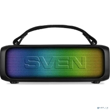 Портативная колонка SVEN PS-235 черный 12W 2.0 BT 3600mAh