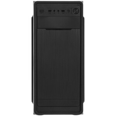 Компьютерный корпус Miditower ExeGate XP-332-UNS500 (ATX, БП UNS500 с вент. 12см, 2*USB, аудио, черный)