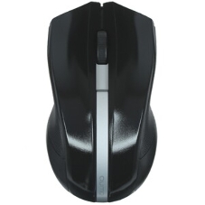 Мышь беспроводная Qumo Office M15 Style черный, 1000 dpi, радиоканал, USB, кнопки - 3