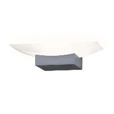 Настенный светодиодный светильник с акрилом Ambrella light FW199 SGR серый песок LED 4200K 5W 200*75*90