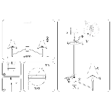 Люстра Ambrella light LH57135/8 BS/FR латунь/белый матовый E14/8 max 40W D800*650