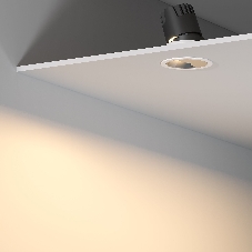 25090/LED 10W 3000K белый/хром / Потолочный светодиодный светильник