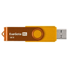 Exegate EX302047RUS USB-флеш накопитель ExeGate Jet 32GB жёлтый (USB2.0, 480Mbps, пластик/металл)