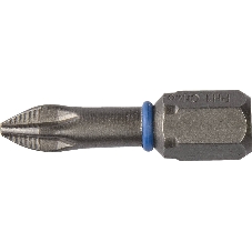 Бита ЗУБР ЭКСПЕРТ 26011-1-25-2 торсион кованая обточ.CrMo C 1/4'' PH1 25мм 2шт