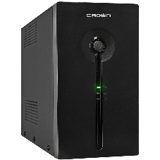 Источник бесперебойного питания CROWN ИБП CMU-SP800EURO 800VA, металл,1x12V/9AH, розетки 3*EURO+1*IEC bybas CM000001492