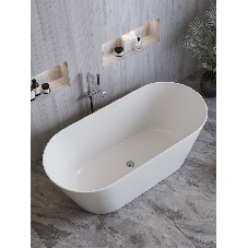Ванна отдельностоящая акриловая BAU Flow 1500x750 белая