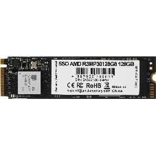 Накопитель SSD AMD Radeon R3 MP30128G8, 128Gb, PCIe 3.0 x4, M.2 2280, NVMe, R/W 1800/1250