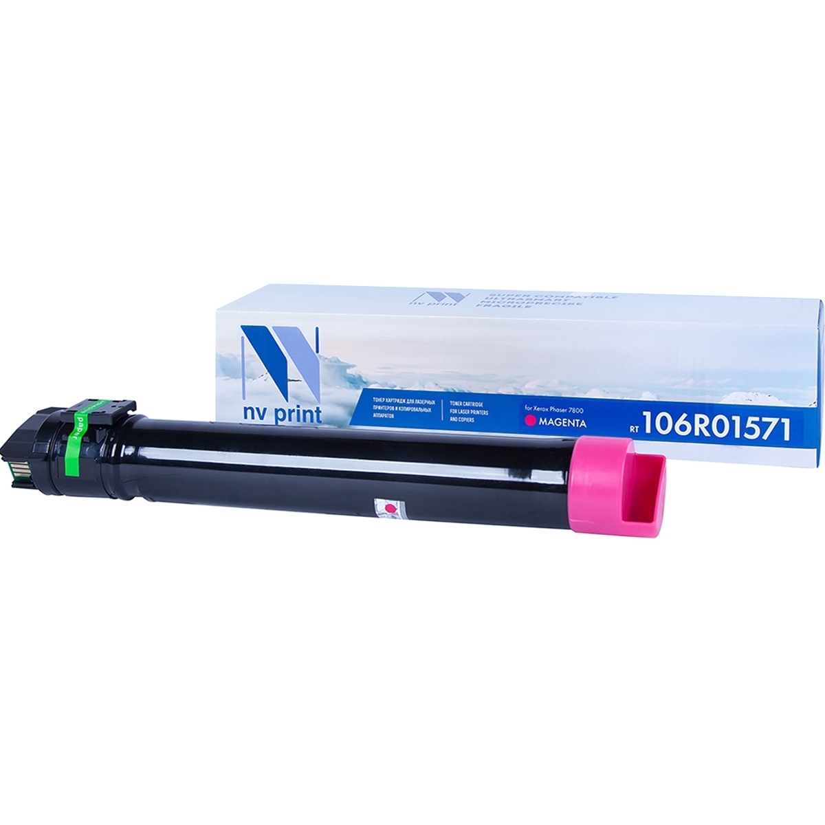 Картридж лазерный NVPrint совместимый Xerox 106R01571 Magenta для Phaser 7800 (17200k)