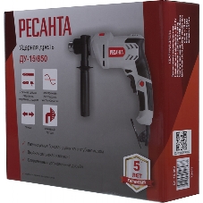 Дрель ударная Ресанта ДУ-15/850 850Вт патрон:кулачковый реверс