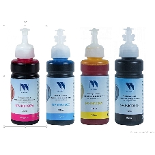 Чернила NVPrint универсальные на водной основе для аппаратов Epson, комплект 4 цвета по 100 мл