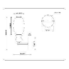 Настенный светильник Ambrella light LH53148 BK/FR черный/белый 6W 3000K 100*165*310