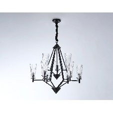 Светильник Ambrella light TR3238/6+3 BK черный E14/9 max 40W D730*720