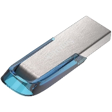 Флешка USB 128Gb SanDisk CZ73 Ultra Flair, USB 3.0, Tropical синий