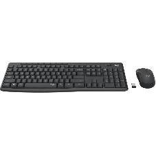 Комплект клавиатура+мышь Logitech MK295 беспроводной, USB, чёрный