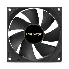Вентилятор для корпуса ExeGate EX09225B4P-PWM черный, 92 мм, 2200 об/мин, 28 дБ, 4 pin