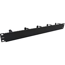 Кабельный органайзер горизонтальный NTSS NTSS-HORG-1U-5(45)-BL односторонний кольца 1U шир.:19