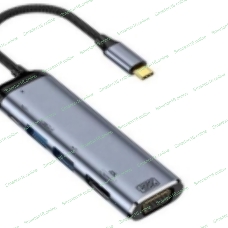 Кабель Type-C на VGA + HDMI + USB 3.1 + Type C + PD + USB 2.0