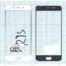 Защитное стекло для OPPO R9s белый