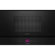 Микроволновая печь встраиваемая Bosch BFL9221B1 черный, 21 л, 900 Вт, переключатели - сенсор/поворотный механизм