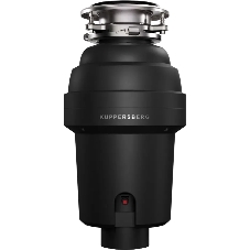 Измельчитель пищевых отходов Kuppersberg WS 550 B, High-Tech, мощность 550 Вт, 3400-3800 об/мин, защита от перегрева, авто выключение, DC мотор, шумоизоляция, уровень шума 70 дБ, черный