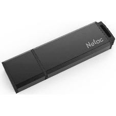 Флешка USB Netac U351 (NT03U351N-064G-20BK), 64Gb, USB 2.0, R/W 25/10, черный