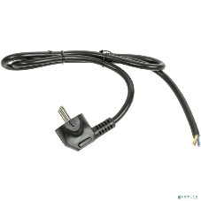 Кабель питания Filum FL-PC-SH90-C2-1.8-BK ПВС-ВП 3x1.5 CEE 7/7(Schuko) угловая - свободный конец, 220/250В, 16А, чёрный, 1,8м