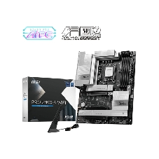 Материнская плата MSI PRO Z890-A WIFI, LGA 1851, Intel Z890, 4xDDR5, 4xSATA, 4xM.2, 1xPCIe 5.0 x16, 2xPCIe 4.0 x4, 1xHDMI, 2xUSB-C Thunderbolt 4, 1xUSB-C 3.2 Gen 2, 3xUSB-A 3.2 Gen 2, 4xUSB-A 3.2 Gen 1, 1x 5Gb LAN, 2x3.5 мм, 7.1, ATX