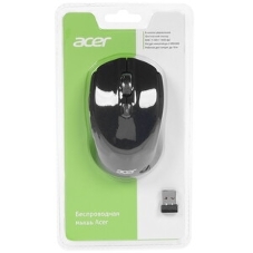 Мышь беспроводная Acer OMR040 черный, 1600 dpi, радиоканал, USB, кнопки - 6