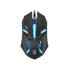 Мышь проводная Defender Hit MB-550 черный, 1600 dpi, USB, кнопки - 4