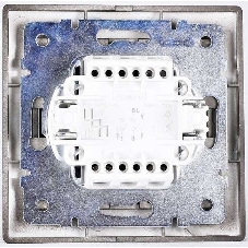 Рамка 3-м Мира горизонтальная черный бархат LEZARD 701-4200-148
